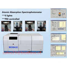 Espectrofotómetro de absorción atómica controlado por 8 luces para uso en laboratorio